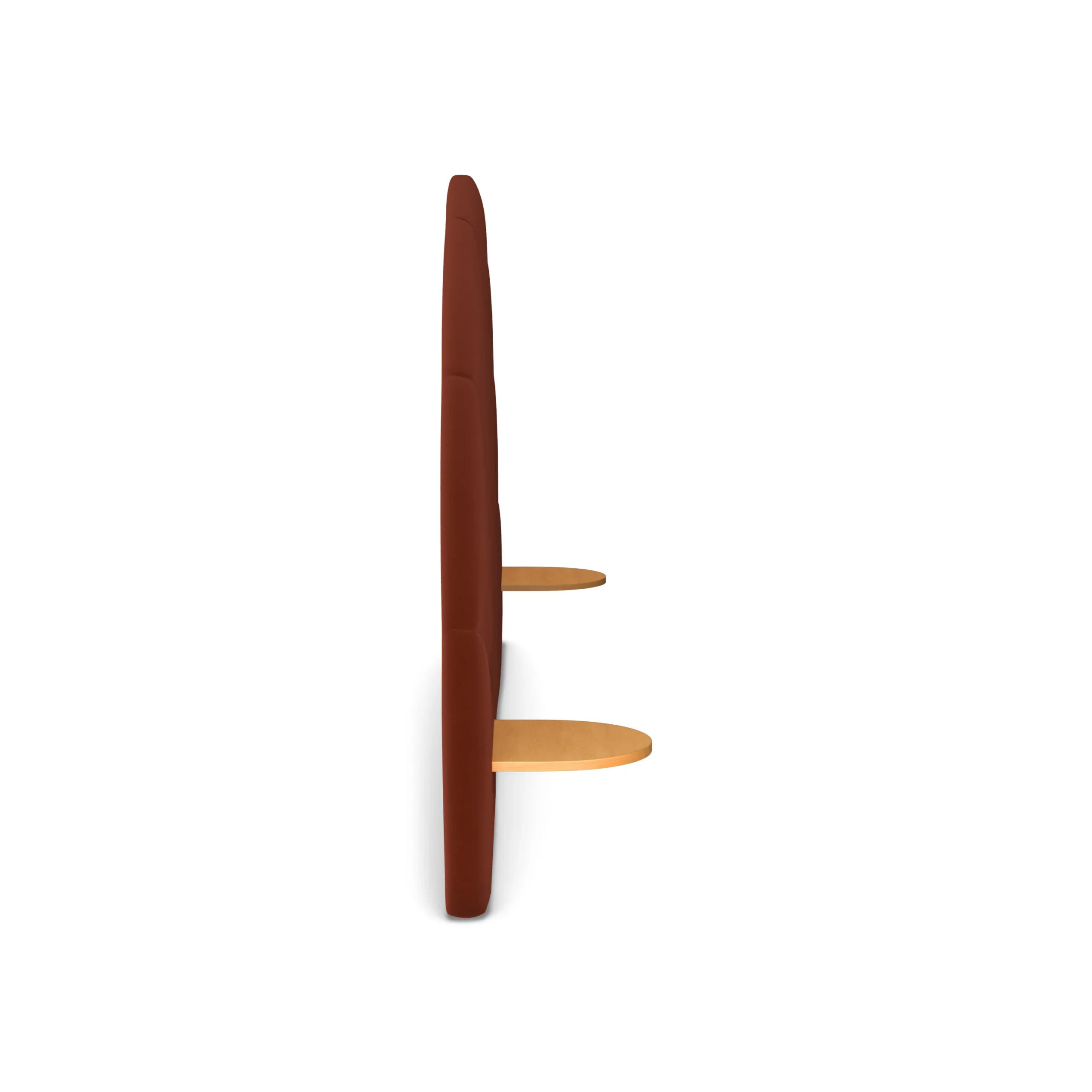 Almelo Queen Velvet Headboard - Hale Rust - Image 7