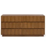 Marko 6-Drawer Double Dresser - Smoked Oak