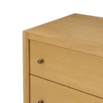 Cassie 6-Drawer Double Dresser - Natural Oak