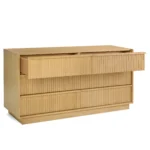 Kouva 6-Drawer Dresser - Natural Oak