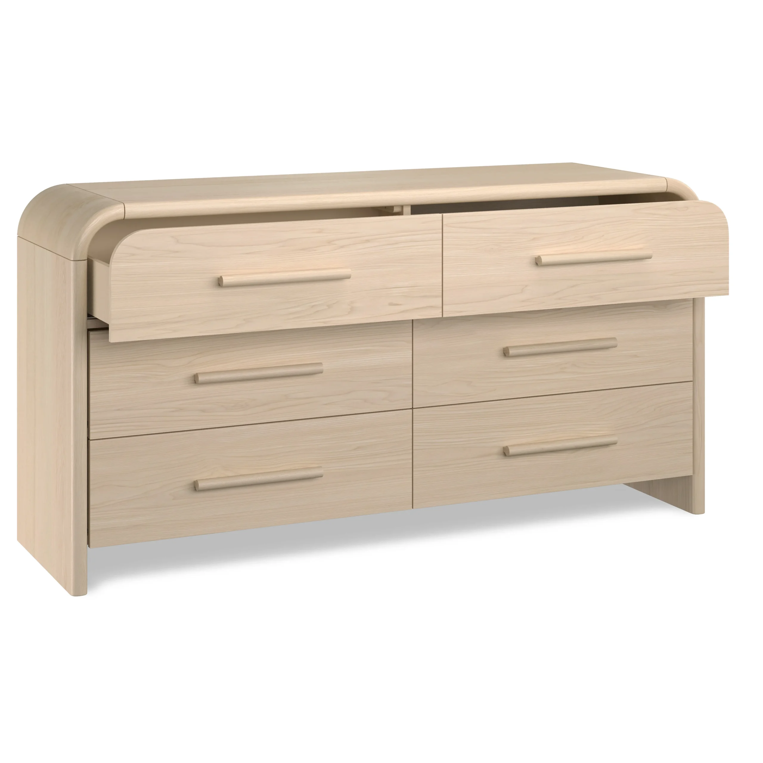 Faydra 6-Drawer Double Dresser - Natural Ash - Image 7