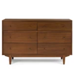 Cooper 6-Drawer Double Dresser - Walnut
