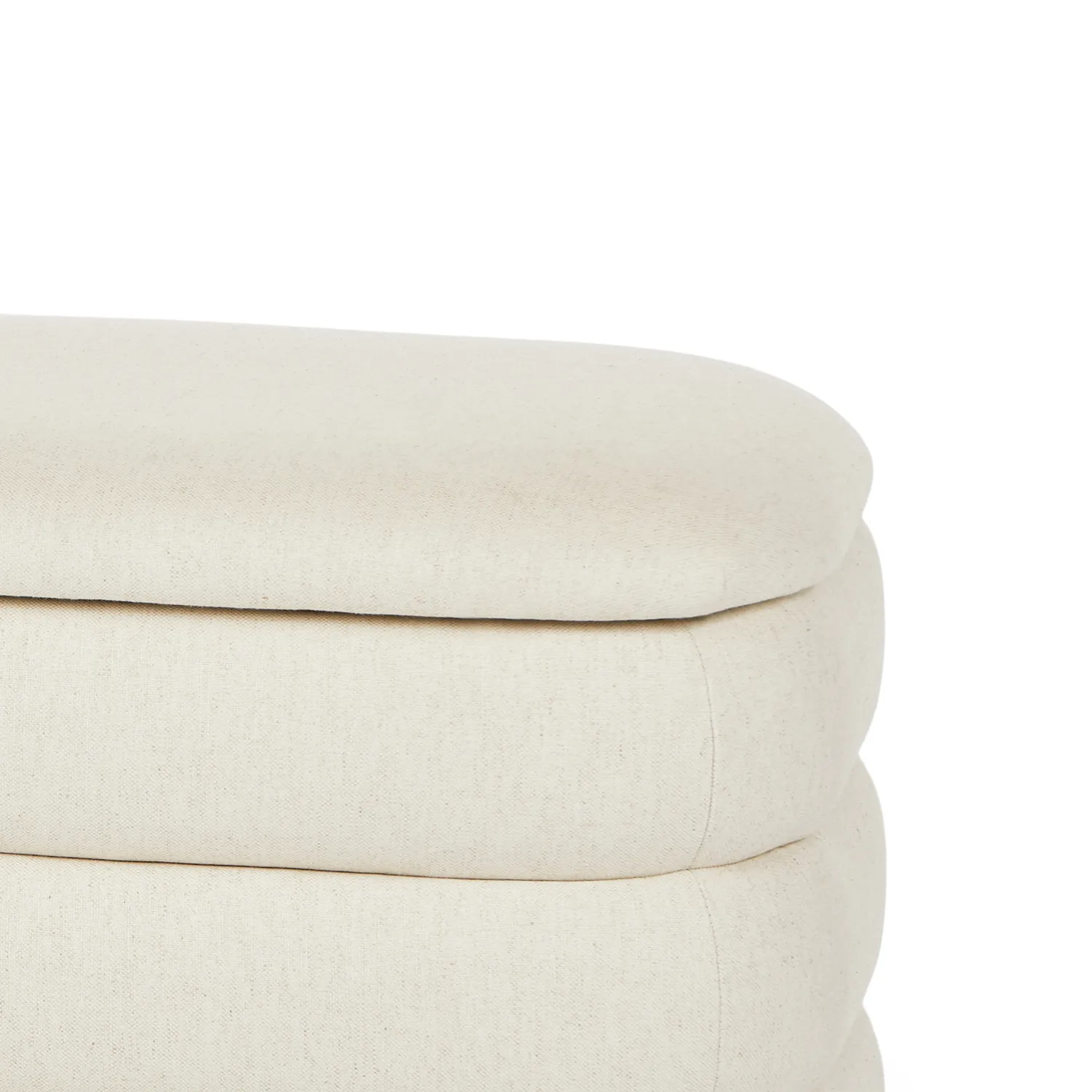 Rolph 55.5_ Storage Bench - Sand Ivory - Image 7