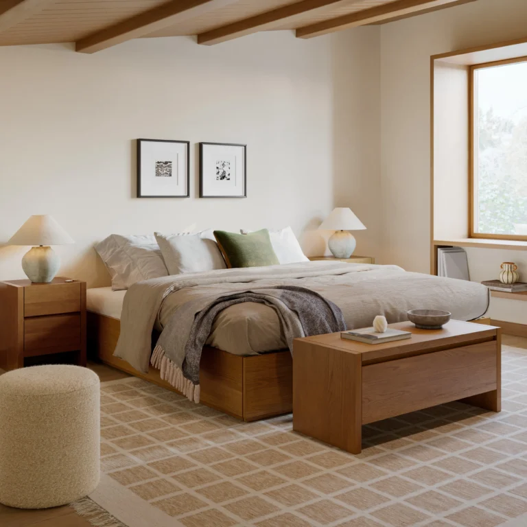 Leif 42_ Storage Bench - Smoked Oak