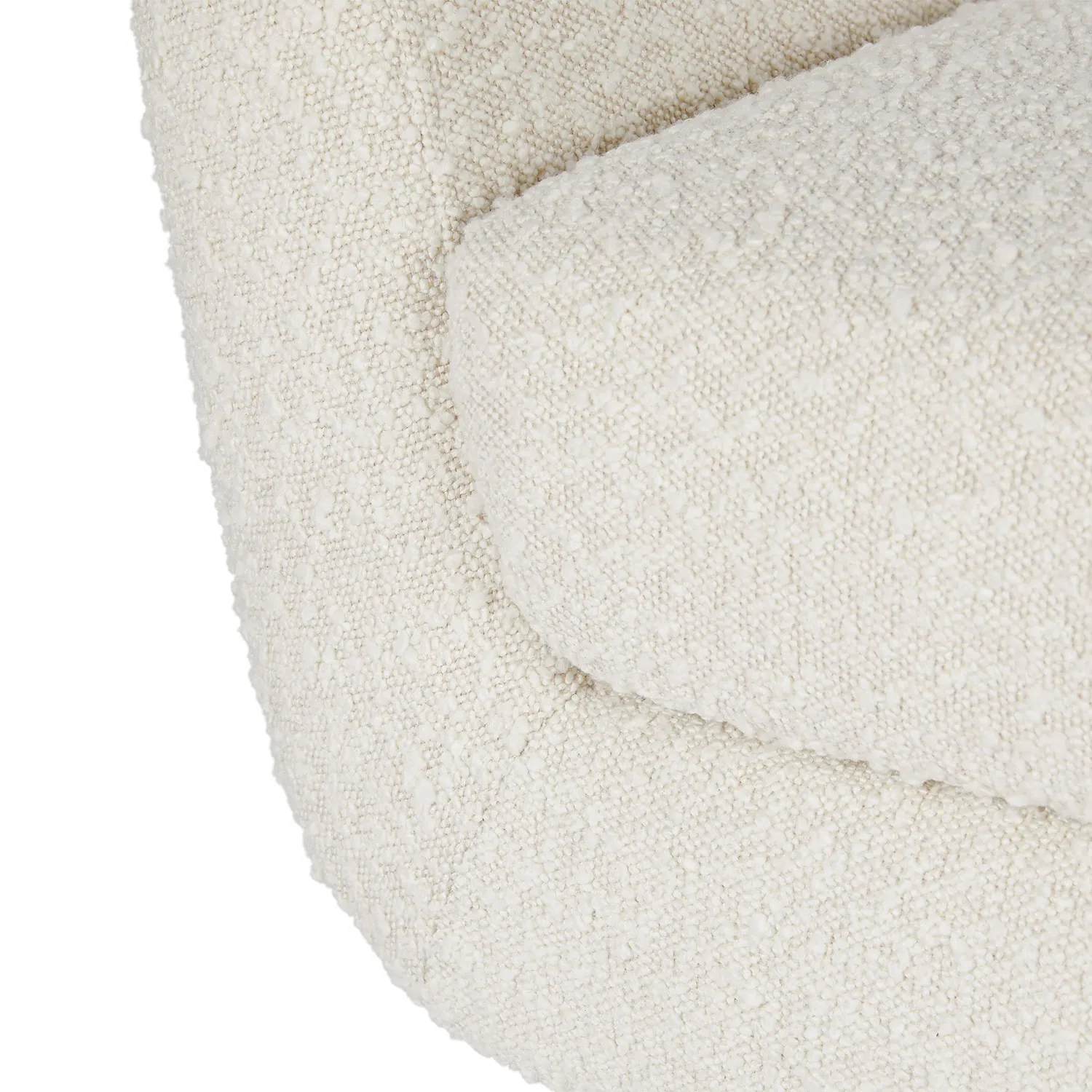 Gabriola 60_ Bench - Ivory Bouclé - Image 8