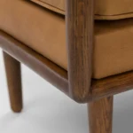 Ansa 54_ Leather Bench - Charme Tan