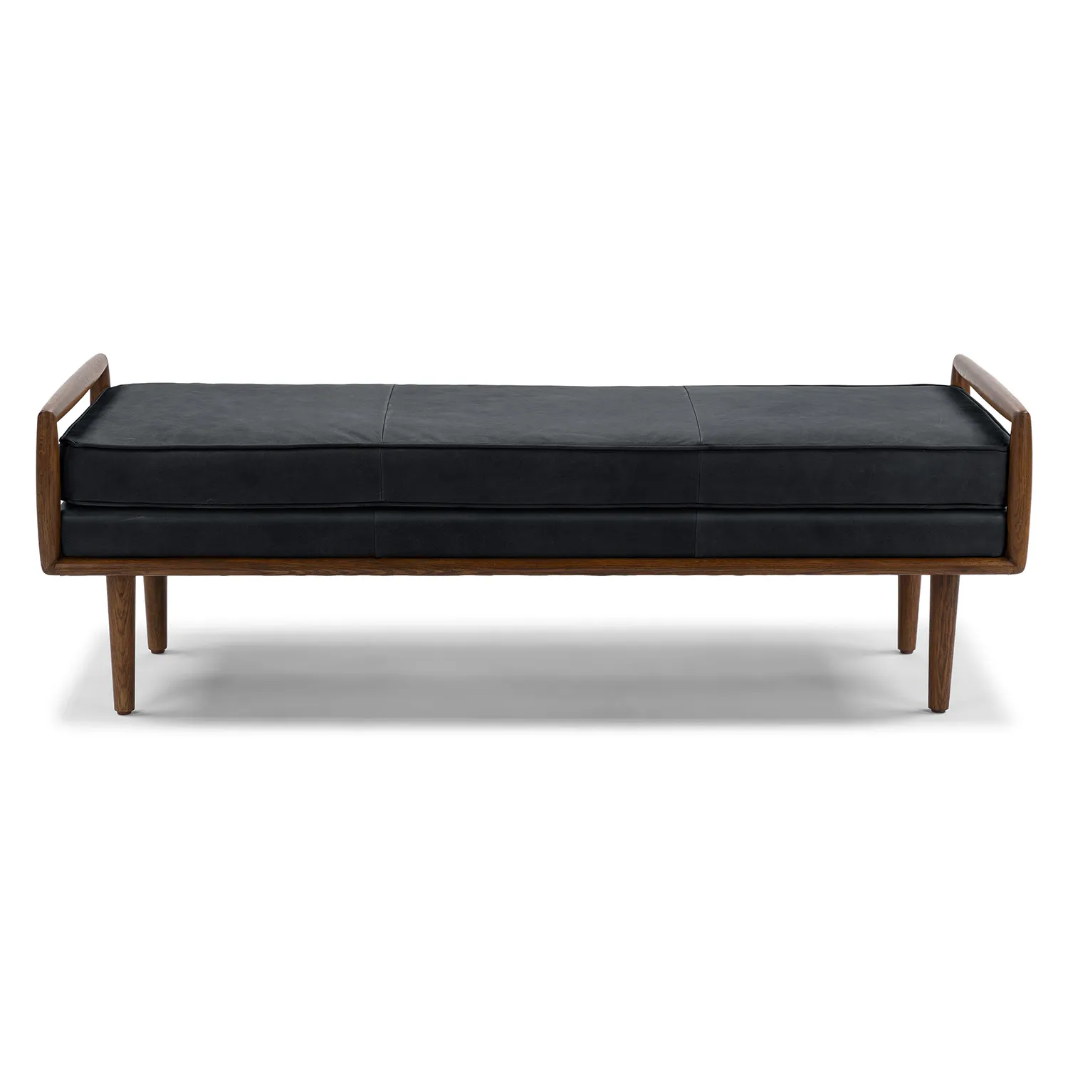 Ansa 54_ Leather Bench - Charme Black - Image 7