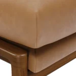 Bavel 25_ Leather Ottoman - Charme Tan