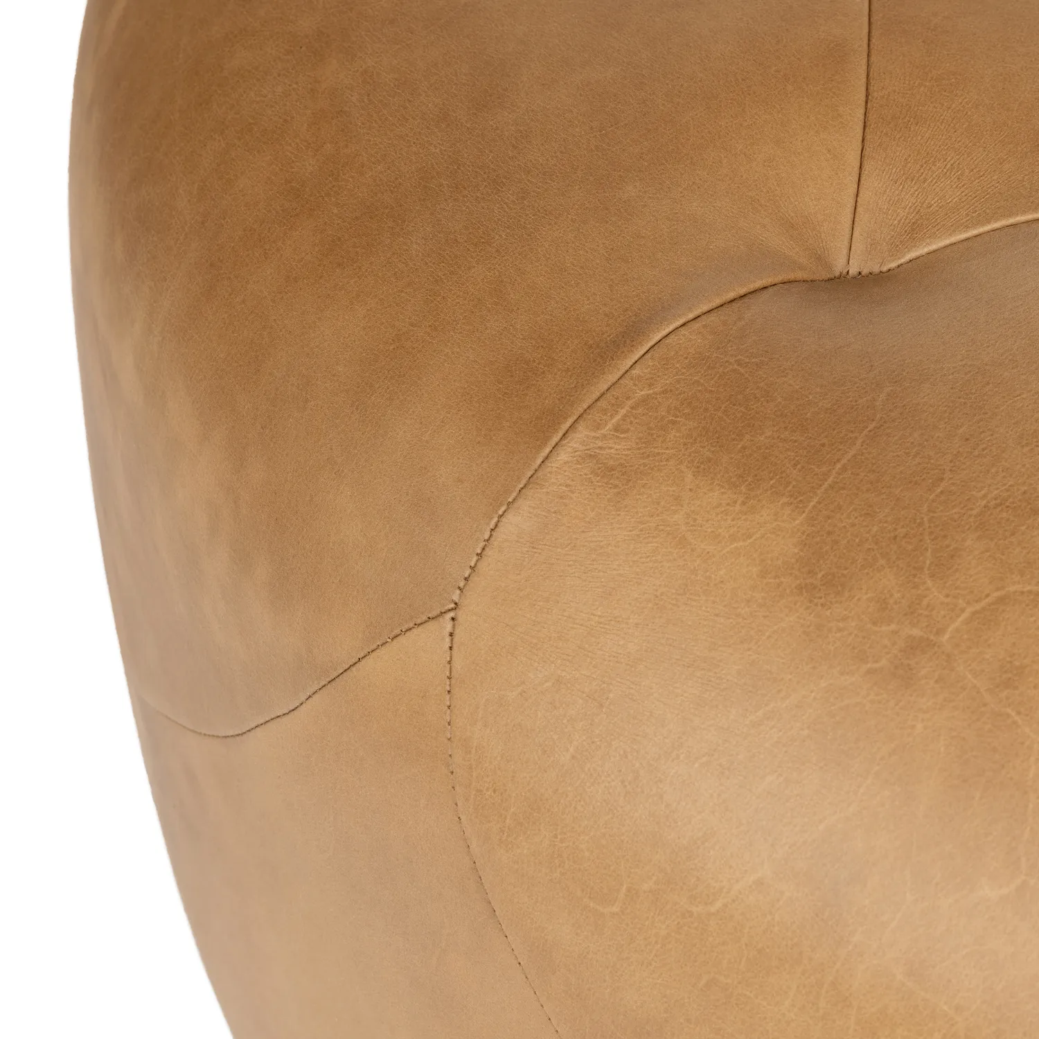 Timpani 41_ Leather Ottoman - Charme Tan - Image 7
