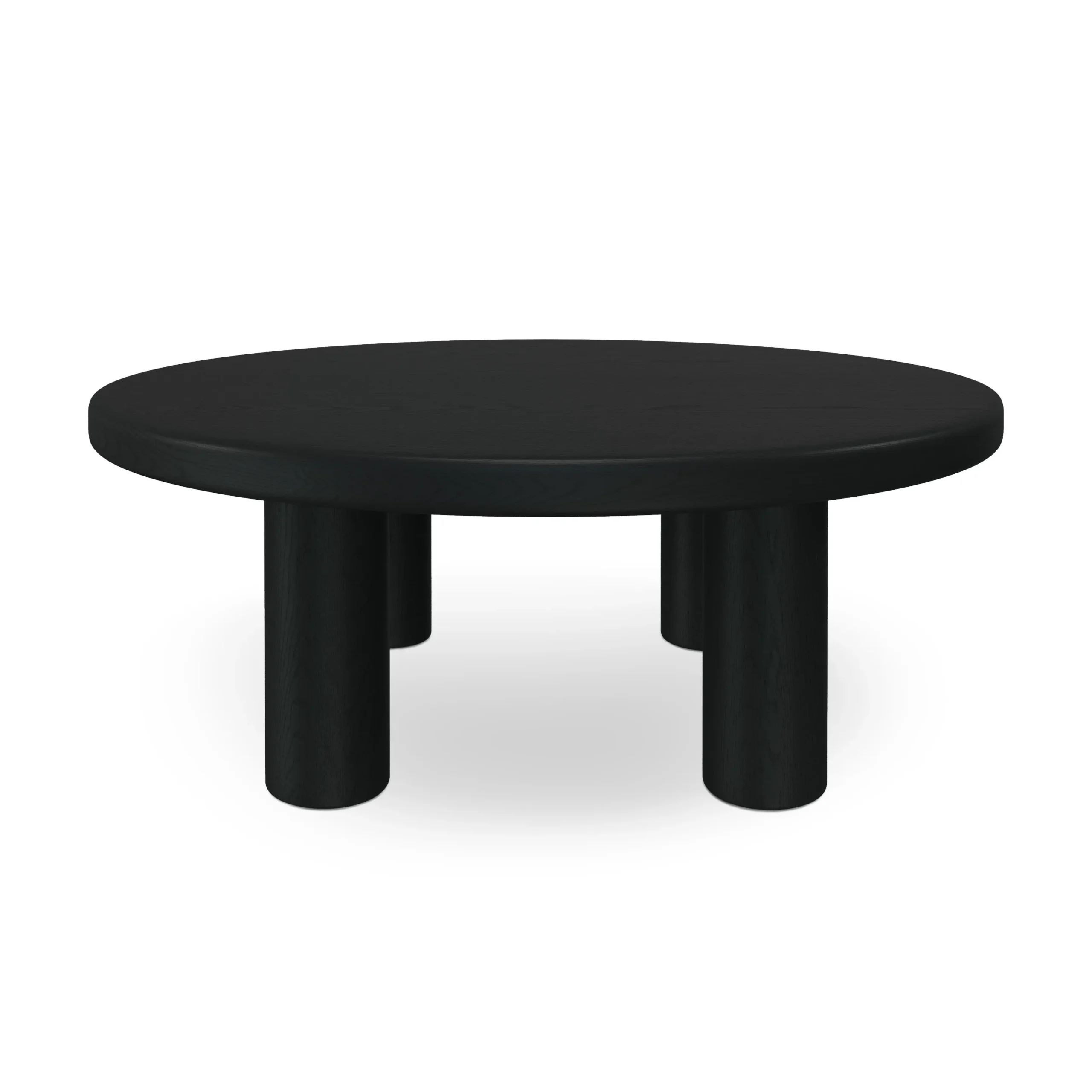 Adel 42_ Round Coffee Table - Black - Image 4