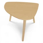 Amoeba 29.5_ Coffee Table - White Oak