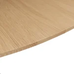 Amoeba 35.5_ Round Coffee Table - White Oak