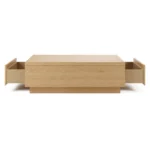 Leif 47_ Storage Coffee Table - White Oak