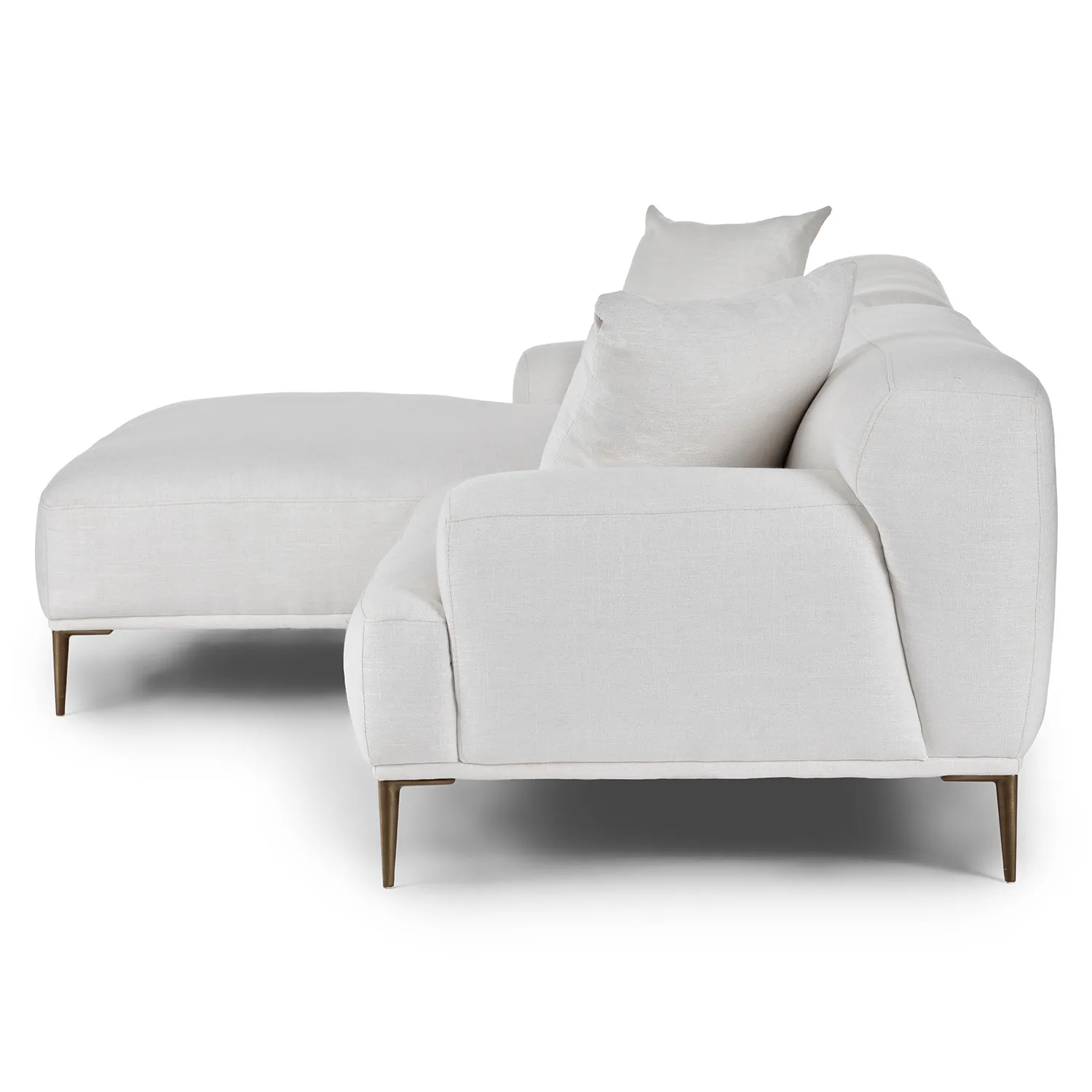 Abisko 94.5_ Left Sectional - Quartz White - Image 7