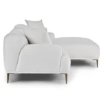 Abisko 94.5_ Right Sectional - Quartz White