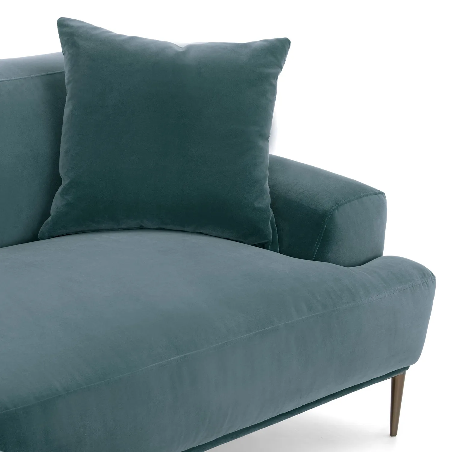 Abisko 94.5_ Velvet Left Sectional - Plush Pacific Blue - Image 7