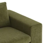 Beta 98_ Modular Left Chaise Sectional - Cypress Green