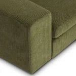Beta 98_ Modular Right Chaise Sectional - Cypress Green