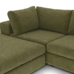 Beta 129.5_ Modular U Sectional - Cypress Green