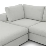 Beta 129.5_ Modular U Sectional - Welsh Gray