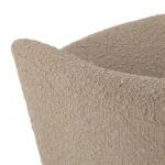 Turoy 32.5_ Swivel Lounge Chair - Lunaria Sandstone Bouclé