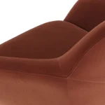 Sterling 33_ Velvet Swivel Chair - Hale Rust
