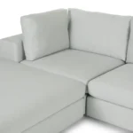 Beta 133.5_ Left Modular Sectional - Welsh Gray