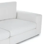 Beta 133.5_ Modular Corner Sectional - Quartz White