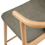 Fonra Counter Stool - Oak and Algonquin Green