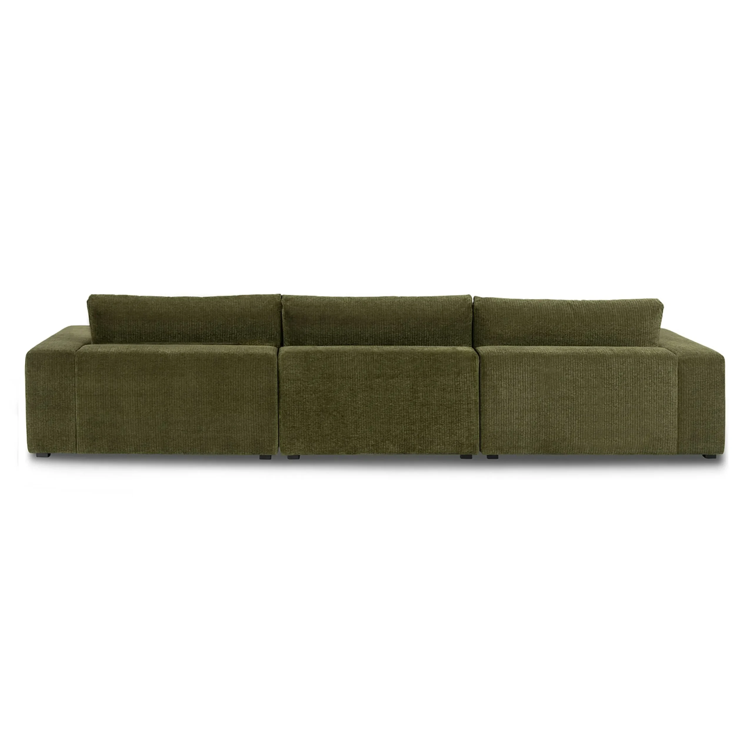 Beta 137.5_ Right Modular Chaise Sectional - Cypress Green - Image 7