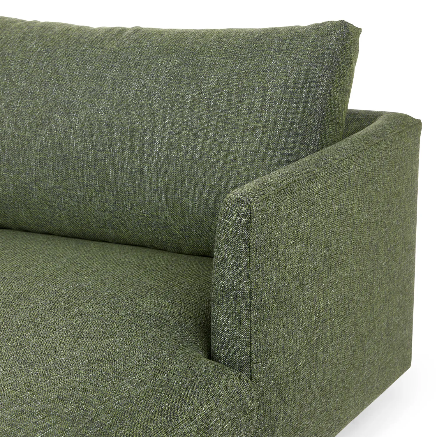 Burrard 112_ Right Sectional - Forest Green - Image 7