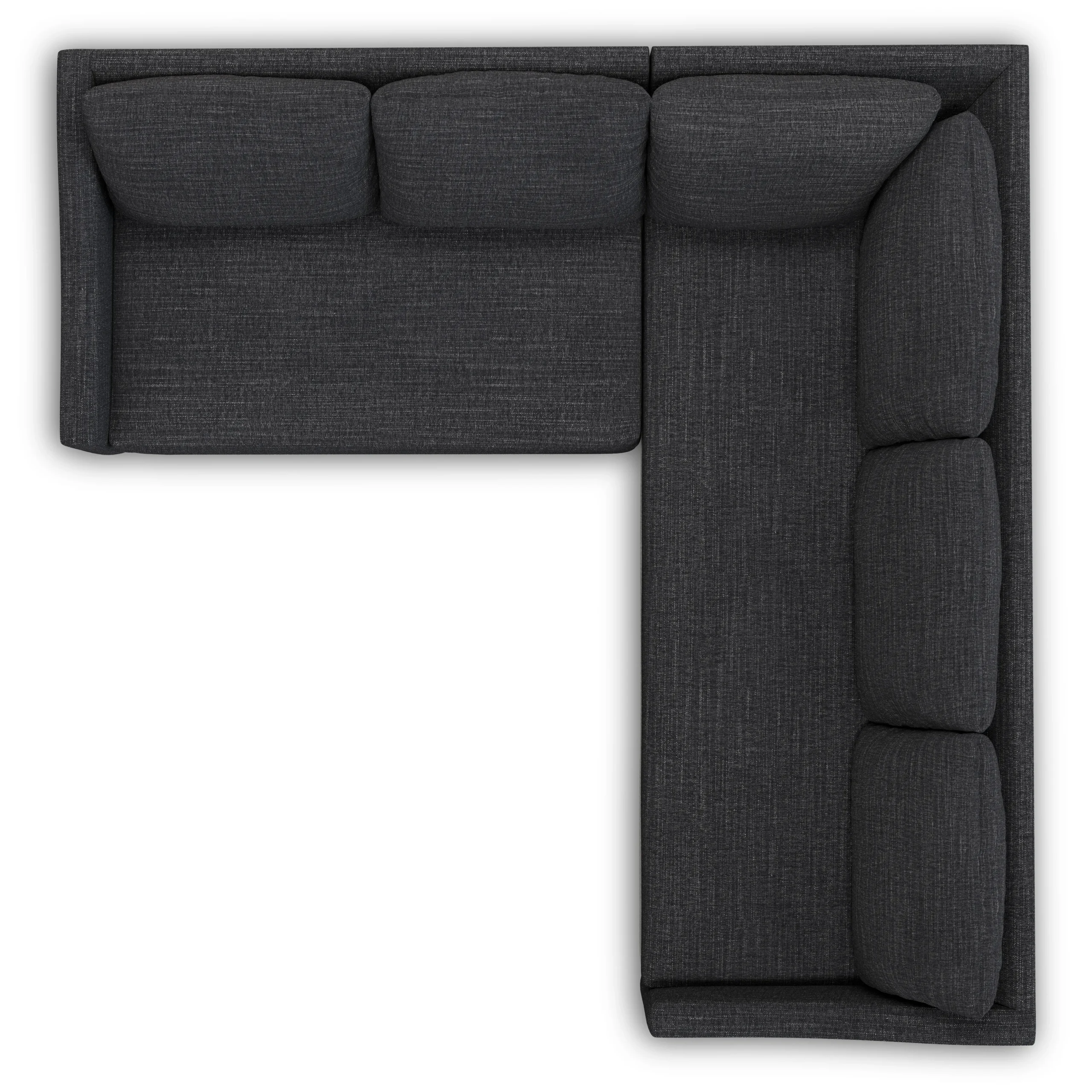 Landry 91_ Corner Sectional - Napa Charcoal - Image 7