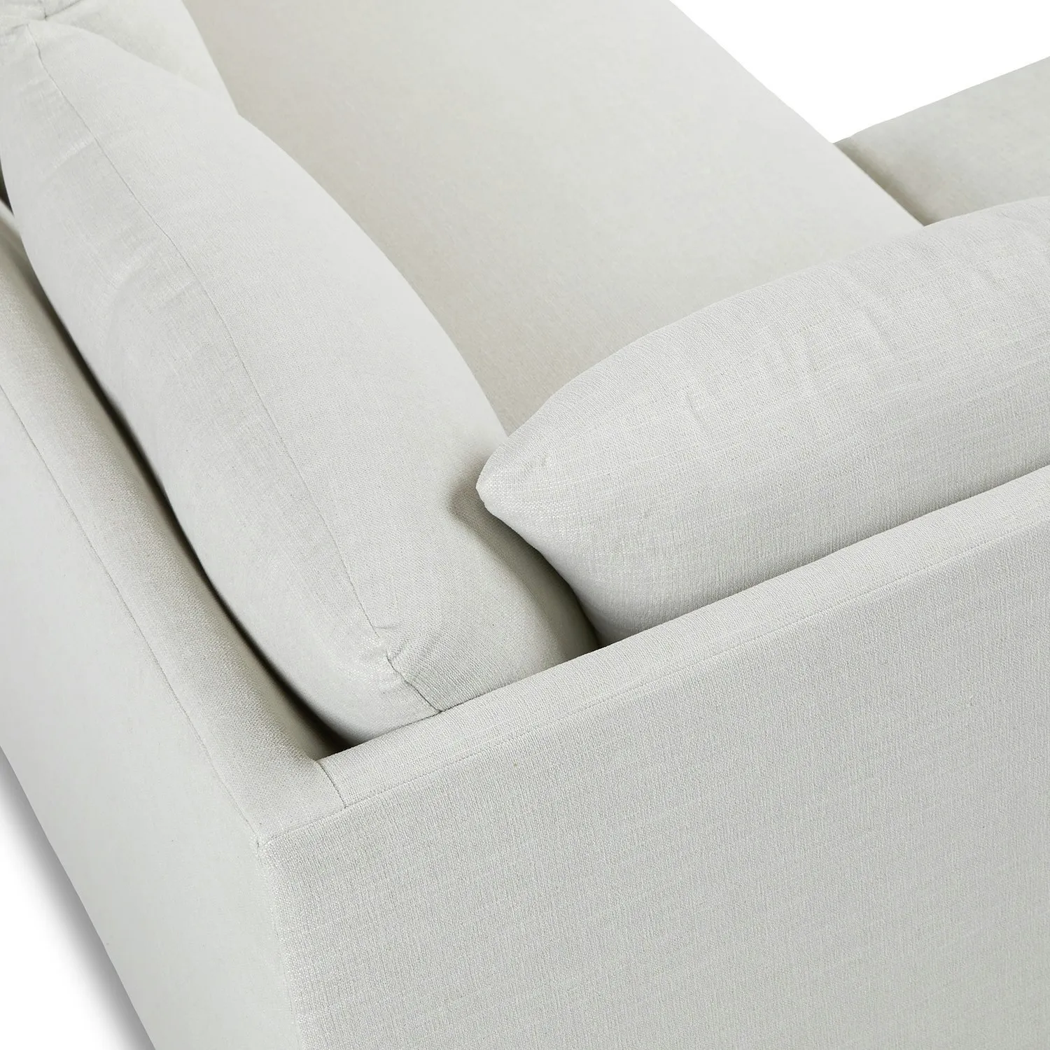 Landry 91_ Corner Sectional - Napa Dove - Image 7