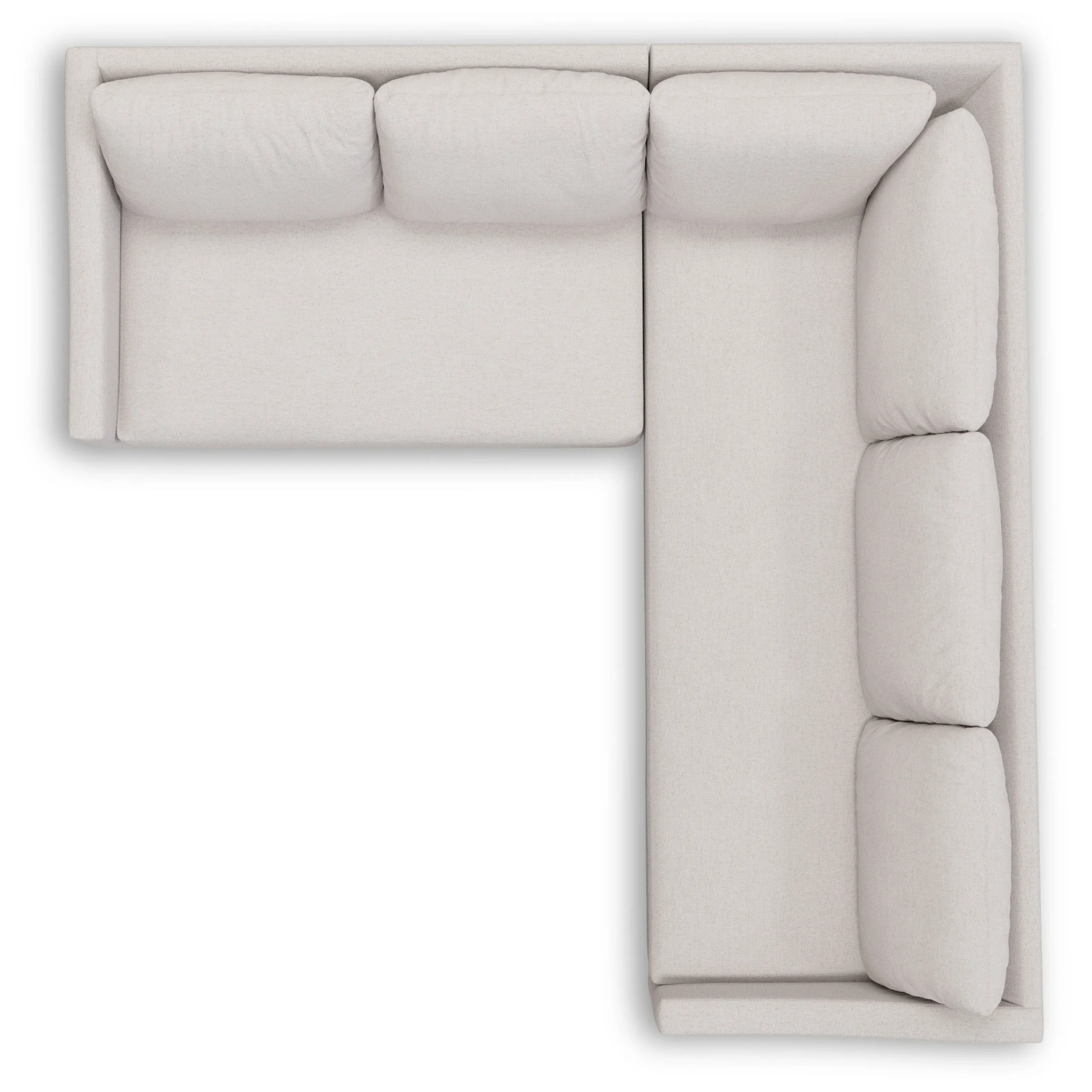 Landry 91_ Corner Sectional - Napa White - Image 7