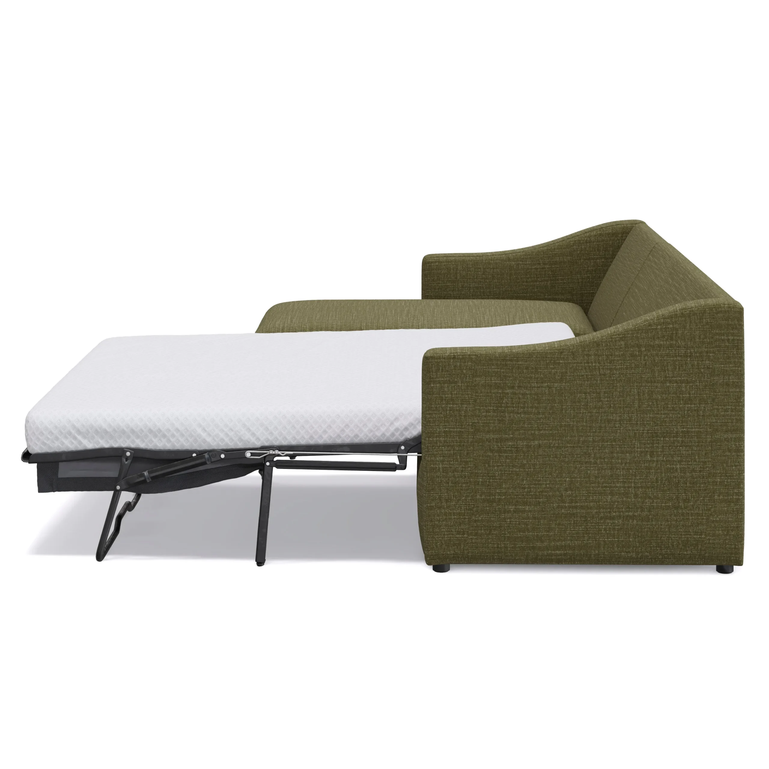 Landry 109_ Left Storage Sleeper Sectional - Napa Moss - Image 7