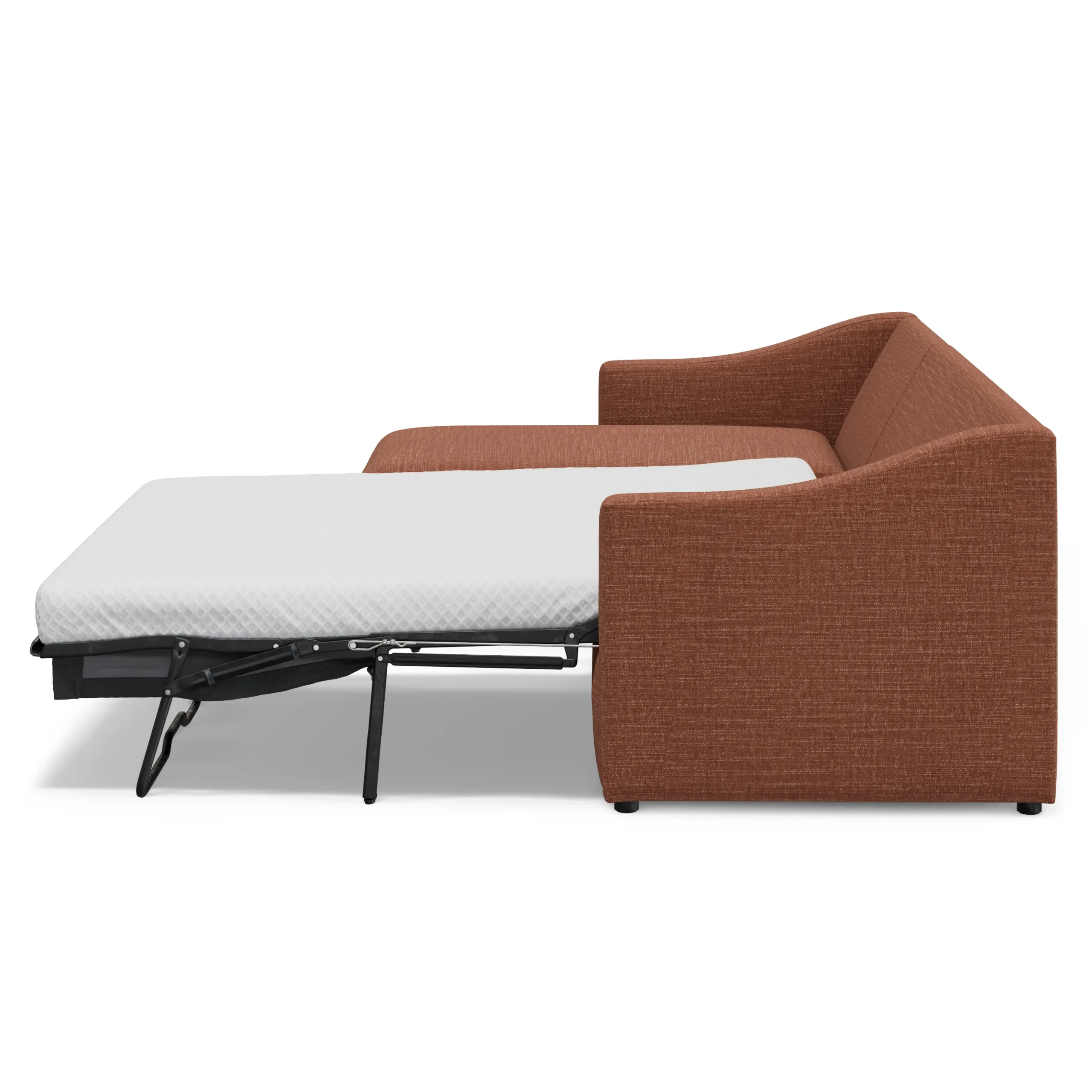 Landry 109_ Left Storage Sleeper Sectional - Napa Rust - Image 7