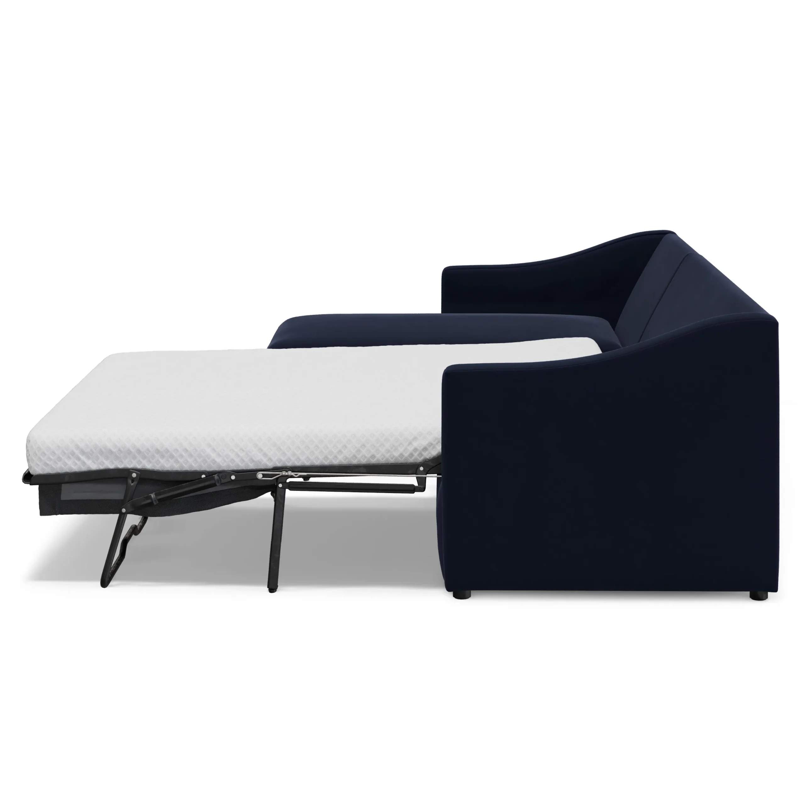 Landry 109_ Velvet Left Storage Sleeper Sectional - Hale Ink - Image 7