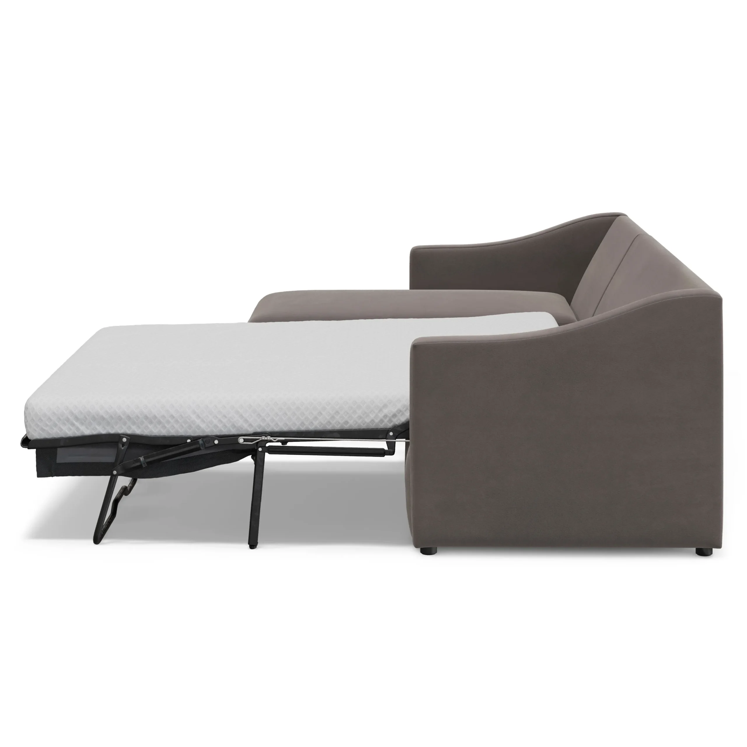 Landry 109_ Velvet Left Storage Sleeper Sectional - Hale Warm Gray - Image 7