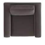 Riley 42_ Grand Velvet Swivel Chair - Hale Warm Gray