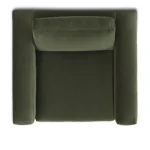 Riley 42_ Grand Velvet Swivel Chair - Hale Fir Green