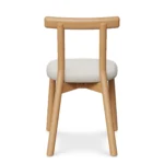 Ulka Dining Chair - White Oak and Ratine Ivory