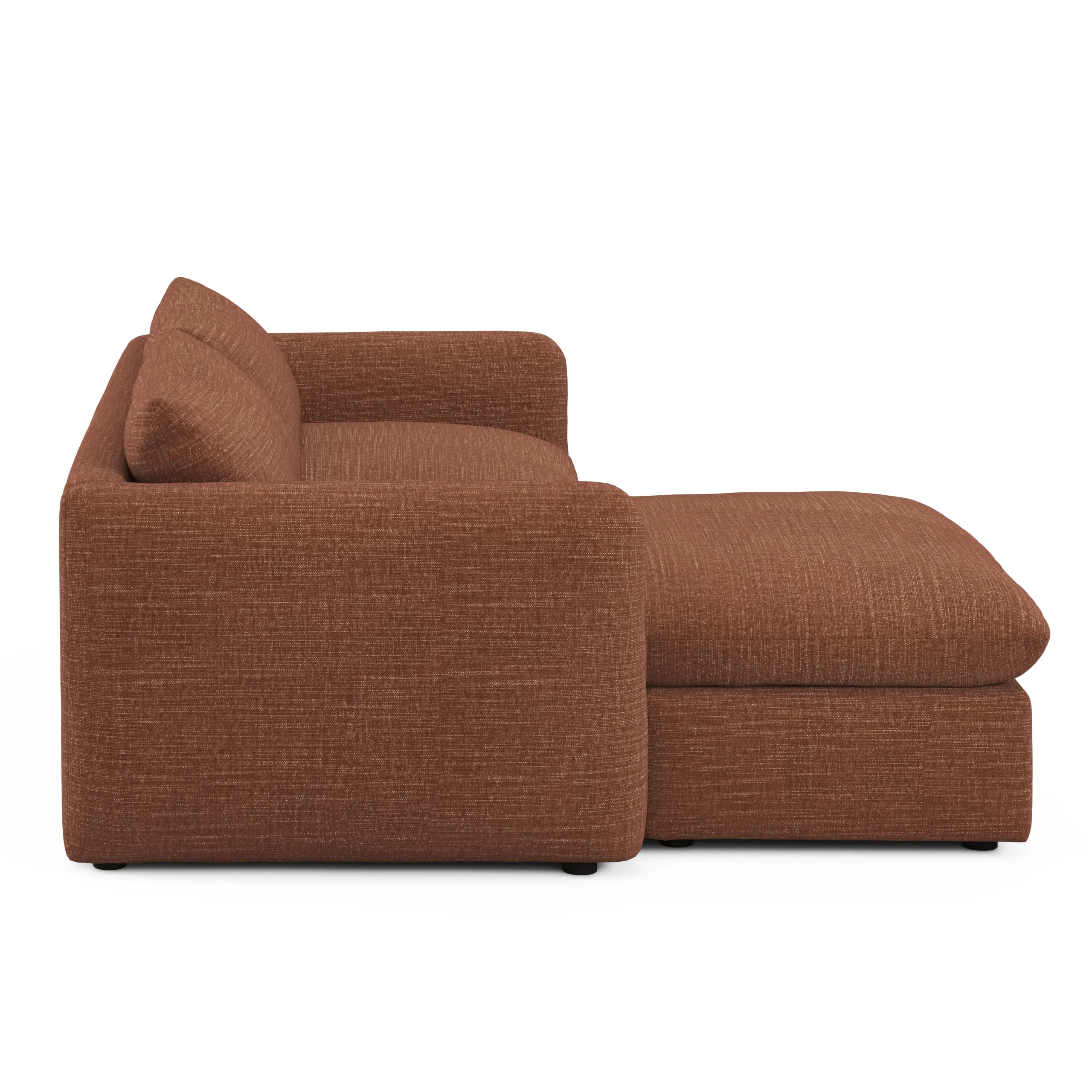 Leigh 86_ Reversible Storage Sectional - Napa Rust - Image 7