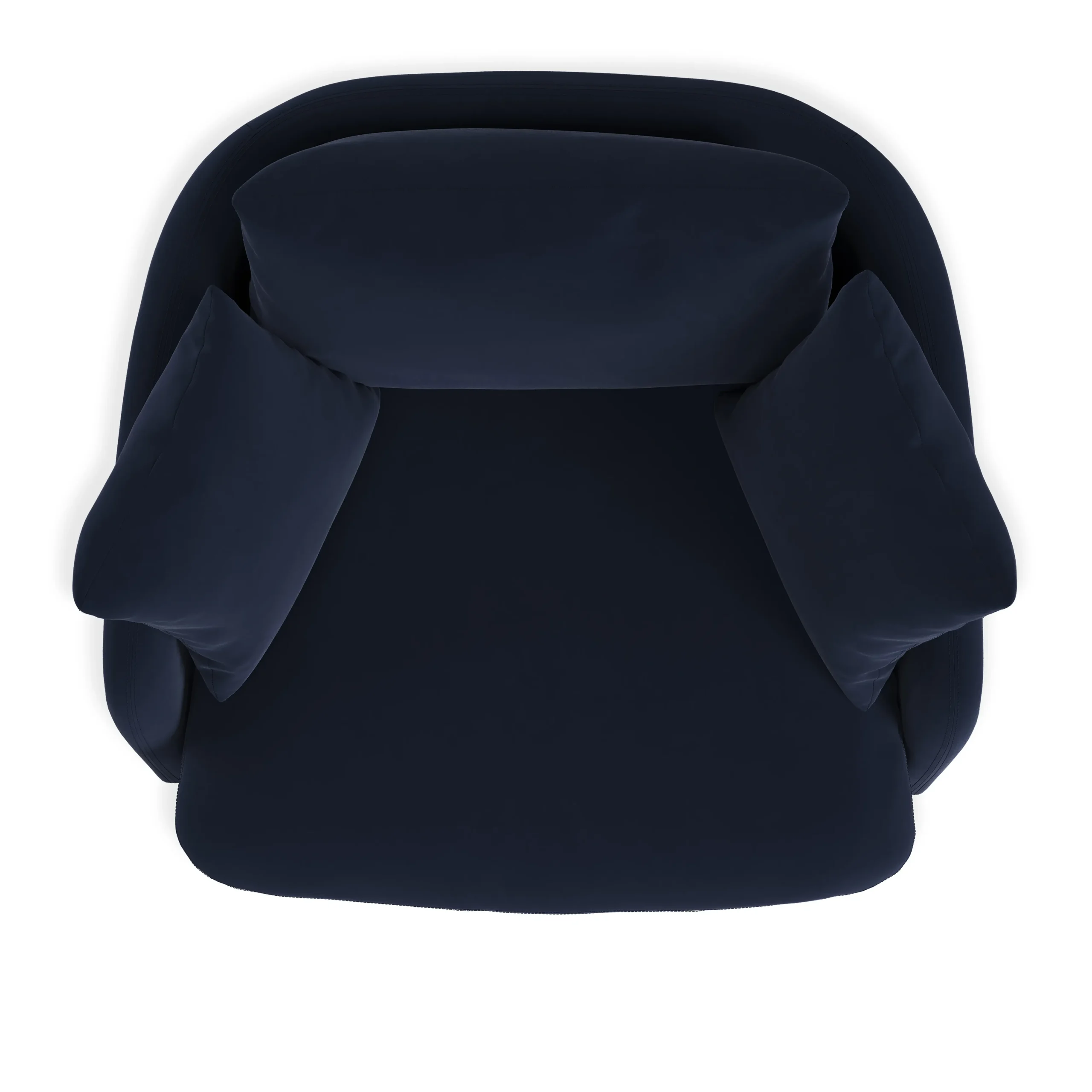 Leigh 47_ Grand Velvet Swivel Lounge Chair - Hale Ink - Image 13