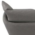 Leigh 47_ Grand Swivel Lounge Chair - Silver Gray