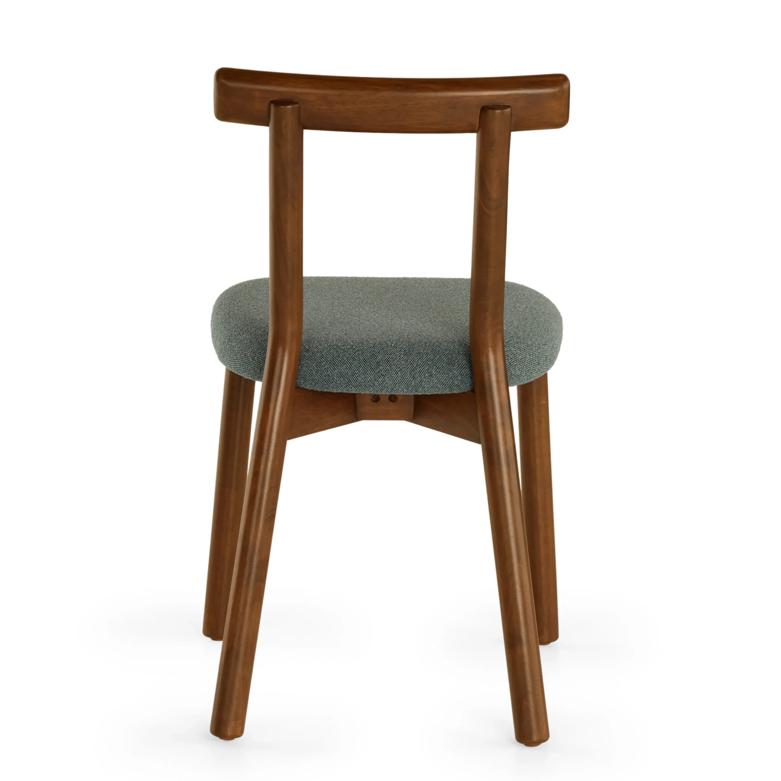 Ulka Dining Chair - Walnut and Ratine Green - Image 7