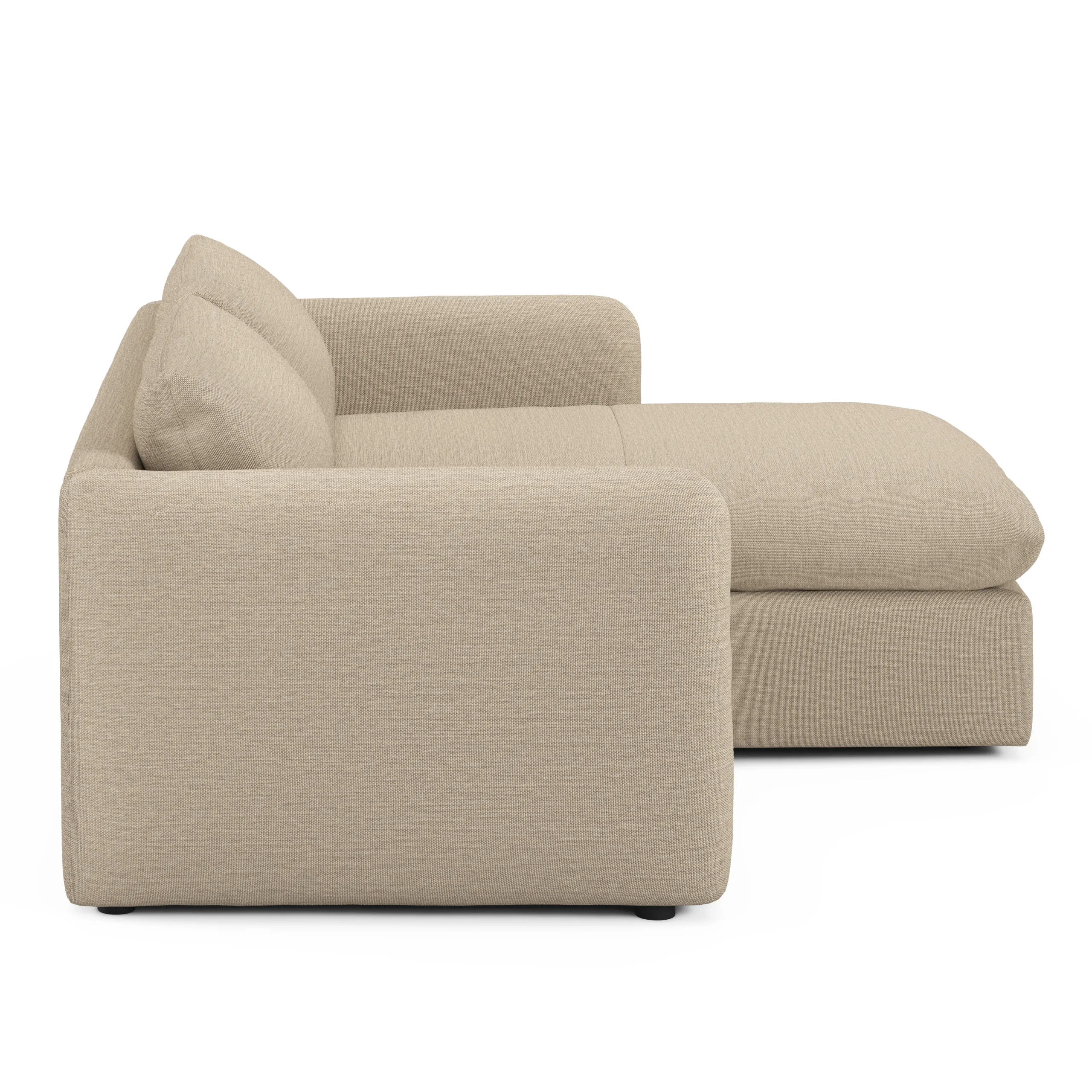 Leigh 86_ Reversible Storage Sectional - Silver Taupe - Image 7