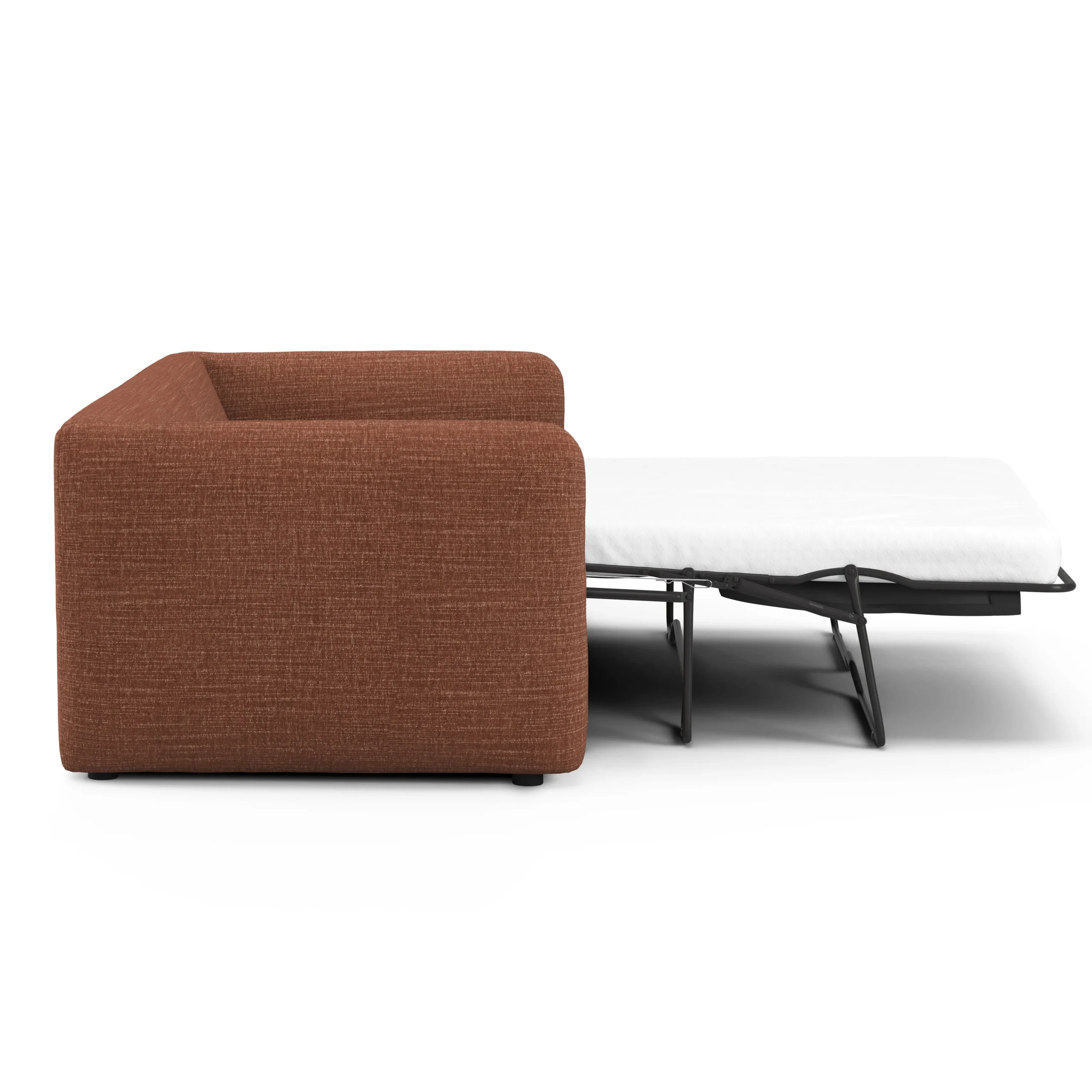 Leigh 86_ Reversible Storage Sleeper Sectional - Napa Rust - Image 7