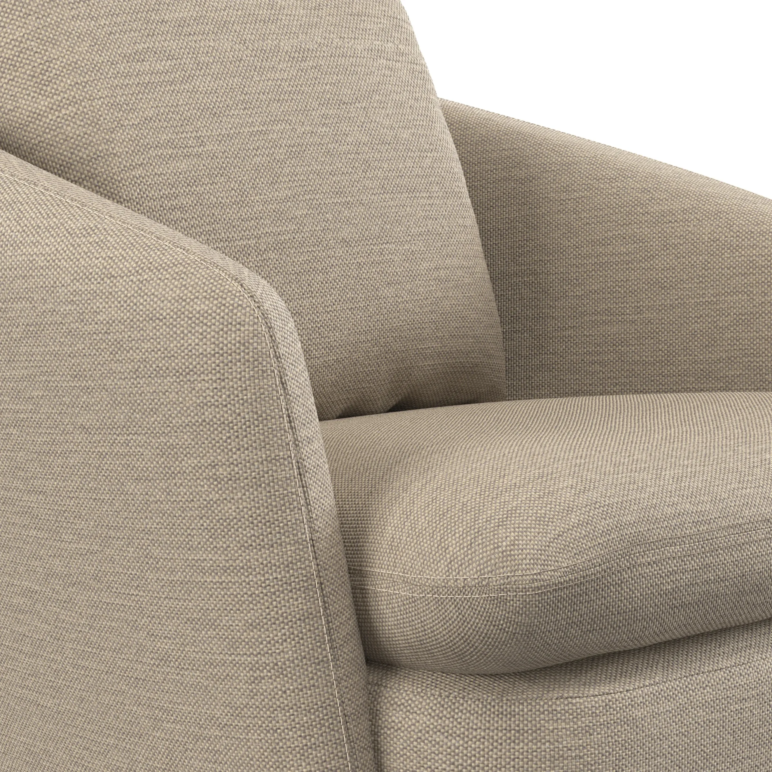 Leigh 33_ Swivel Lounge Chair - Silver Taupe - Image 8