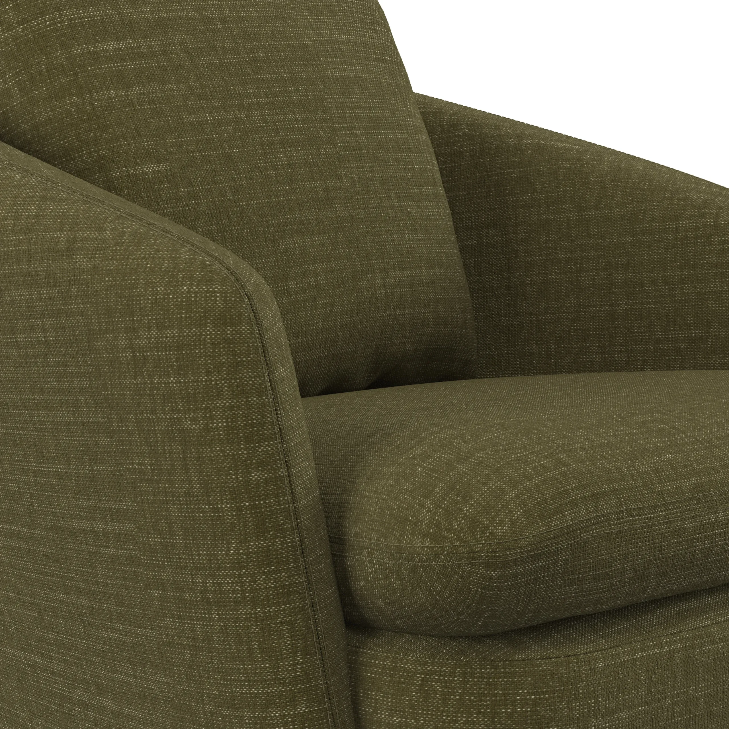 Leigh 33_ Swivel Lounge Chair - Napa Moss - Image 8