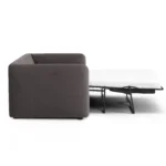 Leigh 86_ Velvet Reversible Storage Sleeper Sectional - Hale Warm Gray